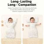Baby Sleep Sack – Soft Cotton Wearable Blanket for Safe & Cozy All-Night Sleep