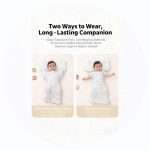 Baby Sleep Sack – Soft Cotton Wearable Blanket for Safe & Cozy All-Night Sleep