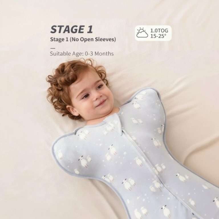 Lightweight Baby Sleep Sack–All-Season Use