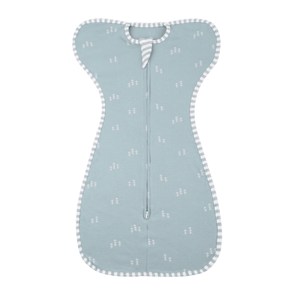 Organic Cotton Baby Sleep Sack – Sleep Sack for Sensitive Skin Green Branch Pattern S