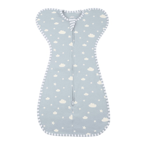 Organic Cotton Baby Sleep Sack – Sleep Sack for Sensitive Skin Stars&Clouds S